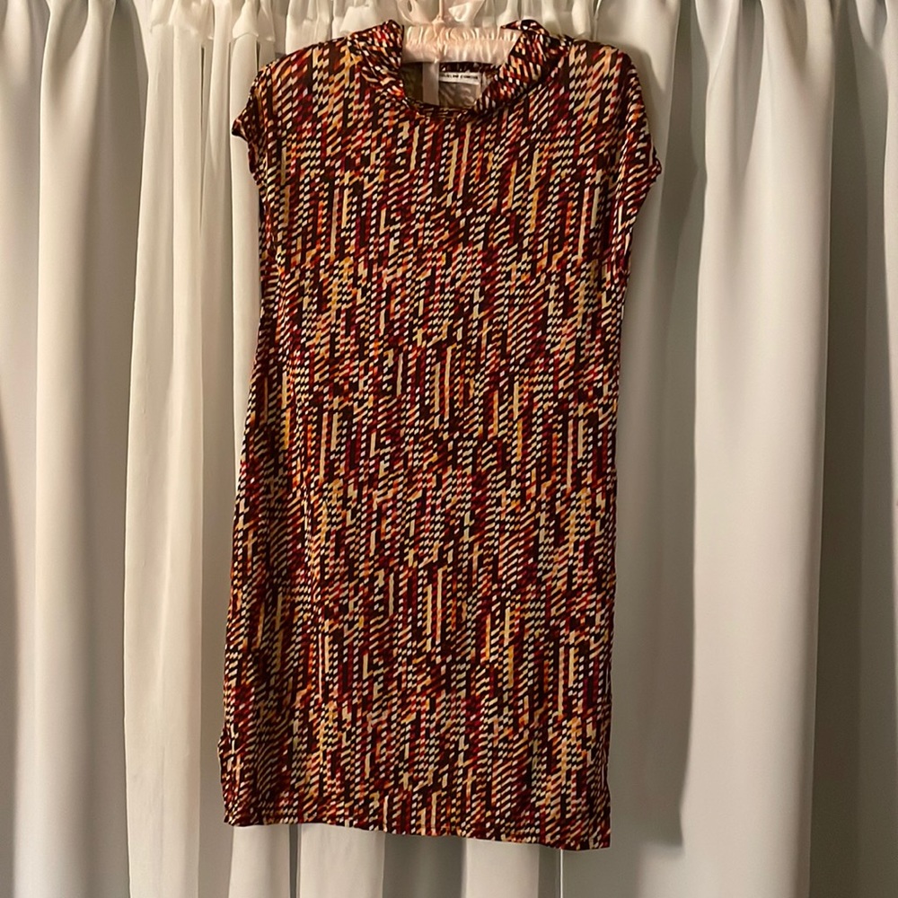 Jacqueline Conoir Retro Print Mini-Dress